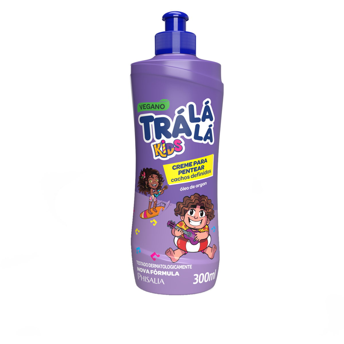 CREME PARA PENTEAR TRÁ LÁ LÁ KIDS CACHOS DEFINIDOS FRASCO 300ML