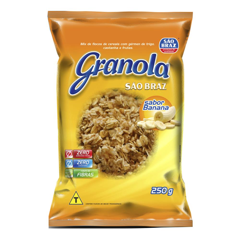 GRANOLA SAO BRAZ BANANA 250G
