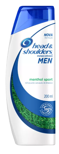 SHAMPOO ANTICASPA MENTA ICE HEAD & SHOULDERS MEN FRASCO 200ML