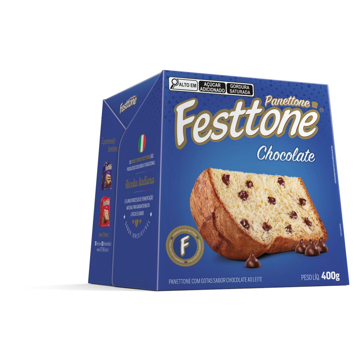PANETTONE FESTTONE CHOCOLATE 400G