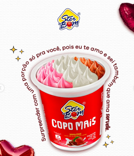 SORVETE STERBOM COPO MAIS 400ML 0