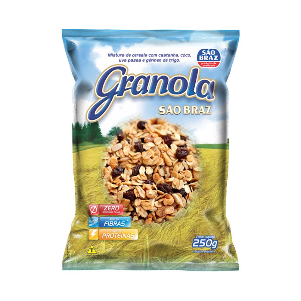 GRANOLA SAO BRAZ 250GR TRADICIONAL