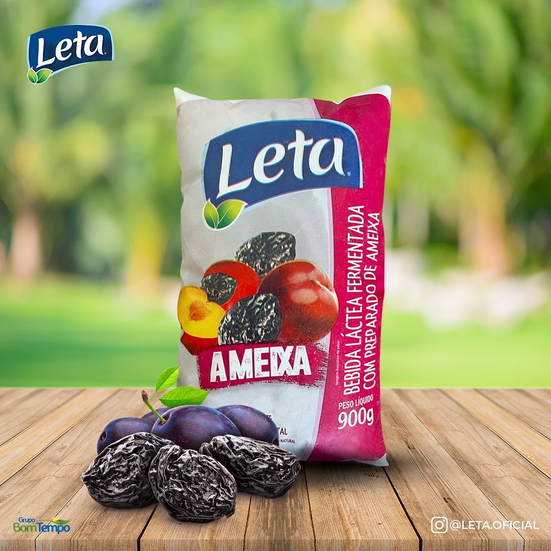 BEBIDA LÁCTEA LETA 900G SACHE AMEIXA