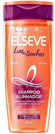 SHAMPOO LORÉAL PARIS ELSEVE LISO DOS SONHOS FRASCO 400ML 0