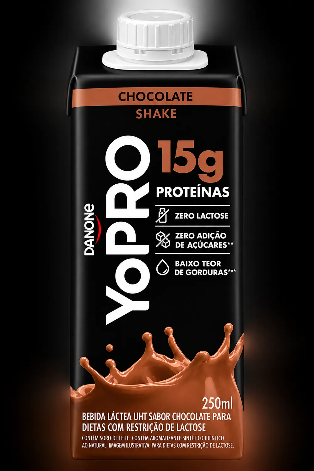 YOPRO BEBIDA LÁCTEA UHT CHOCOLATE 15G DE PROTEÍNAS 250ML