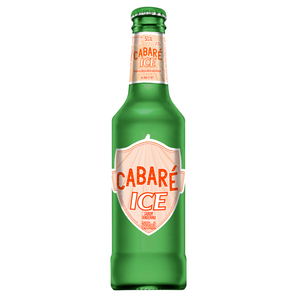 BEBIDA MISTA ALCOÓLICA TANGERINA CABARÉ ICE GARRAFA 275ML