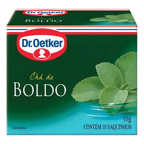 CHÁ DE BOLDO DR. OETKER CAIXA 10G 10 UNIDADES