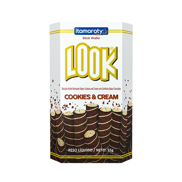 WAFER STICK LOOK COOKIES & CREAM 55G