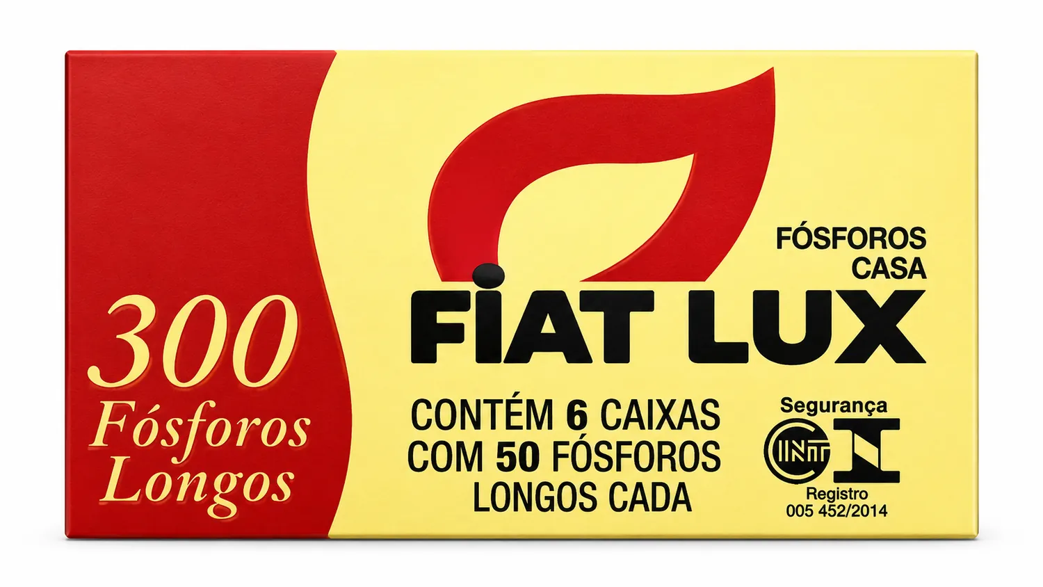 FÓSFOROS CASA FIAT LUX — imagem 1
