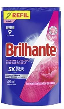 LAVA ROUPAS LIQUIDO BRILHANTE 700ML PERFUME EXTRAORDINARIO