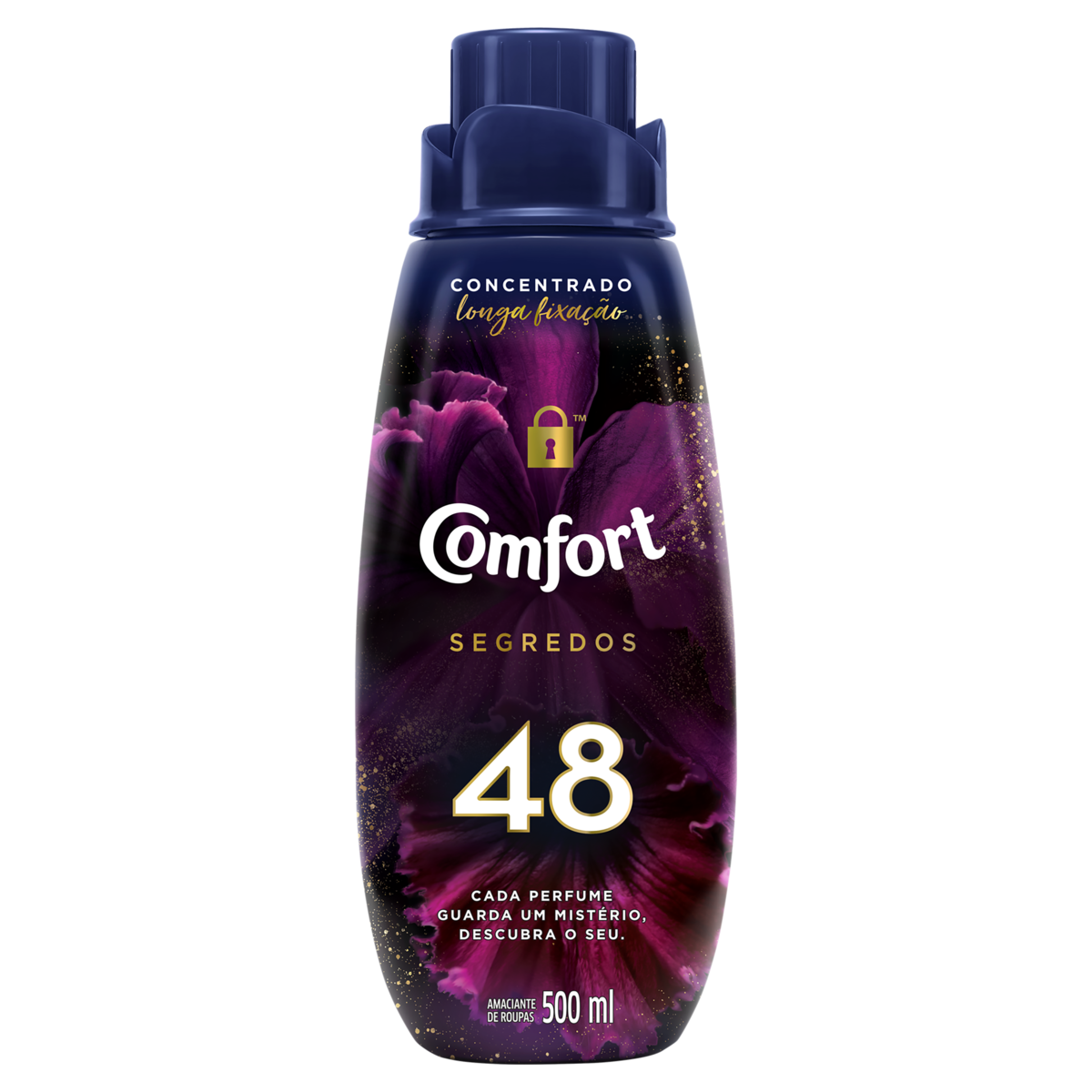 AMACIANTE COMFORT CONCENTRADO 500ML SEGREDOS 48 — imagem 1