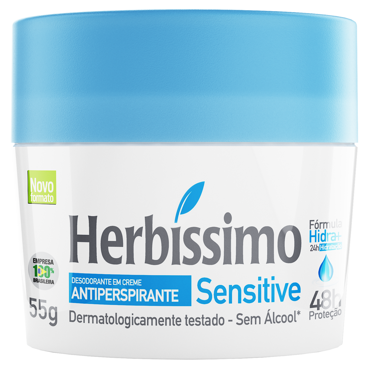 DESODORANTE CREME HERBÍSSIMO SENSITIVE 55G