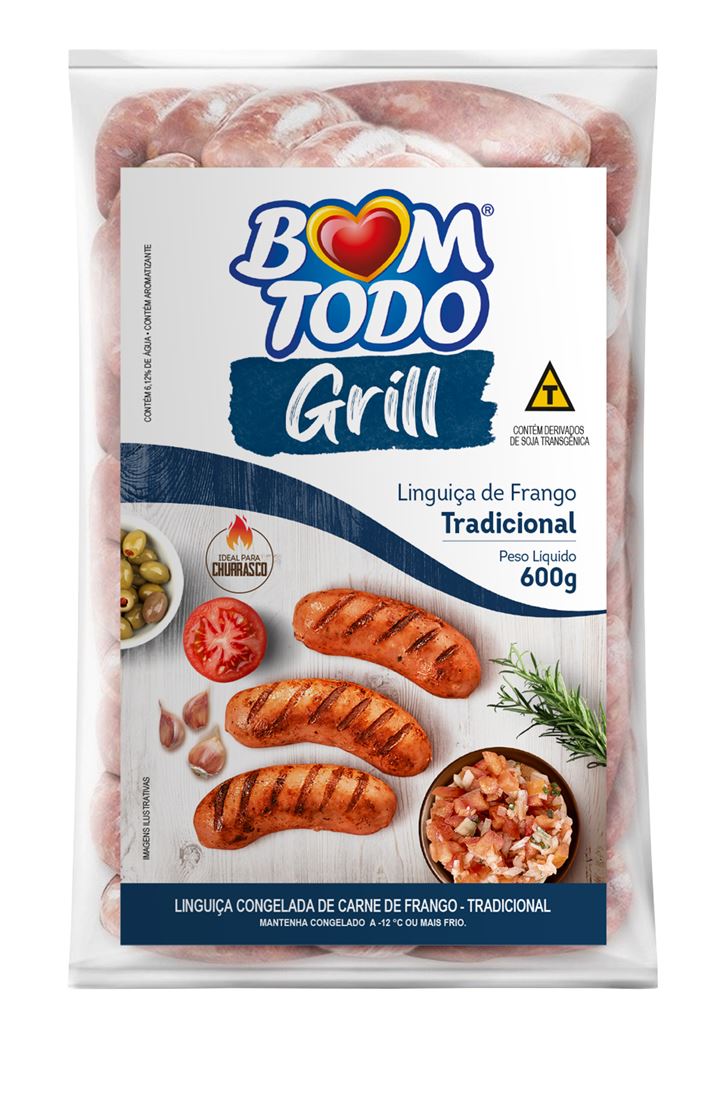 LINGUICA TOP GRILL BOM TODO 600G TRADICIONAL