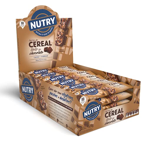 BARRA DE CEREAL BOLO DE CHOCOLATE NUTRY PACOTE 22G 0