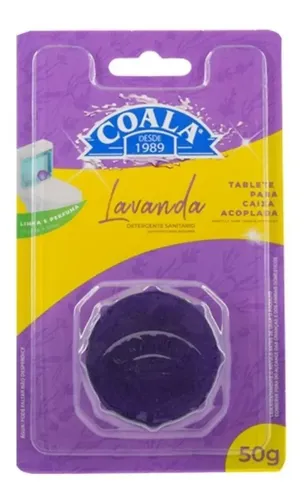 TABLETE PARA CAIXA ACOPLADA LAVANDA COALA 50G