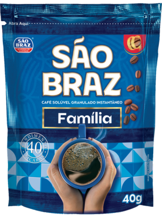 CAFÉ SOLÚVEL FAMÍLIA SÃO BRAZ 40G