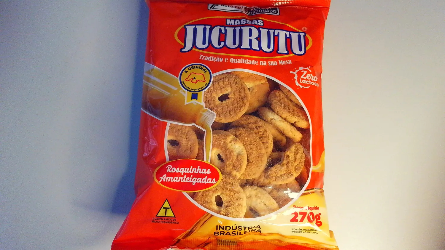 ROSQUINHA JUCURUTU 270G AMANTEIGADA