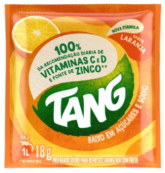 REFRESCO EM PÓ LARANJA TANG PACOTE 18G