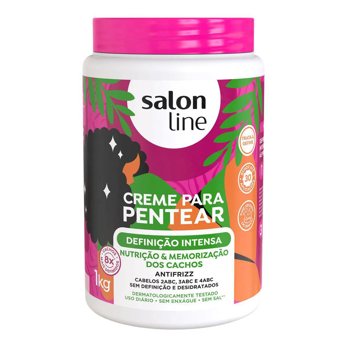 CREME DE PENTEAR DEFINIÇÃO INTENSA 1KG SALON LINE 0