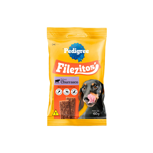 PETISCO CAES PEDIGREE 60G FILEZITOS AD CHURRASCO 0