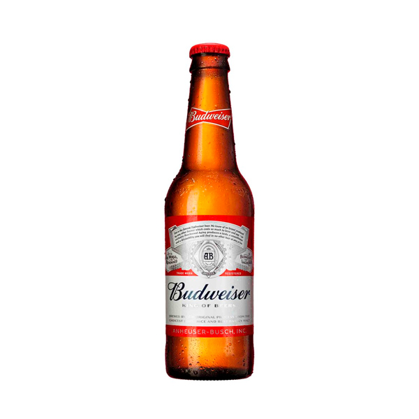 CERVEJA LAGER BUDWEISER GARRAFA 330ML
