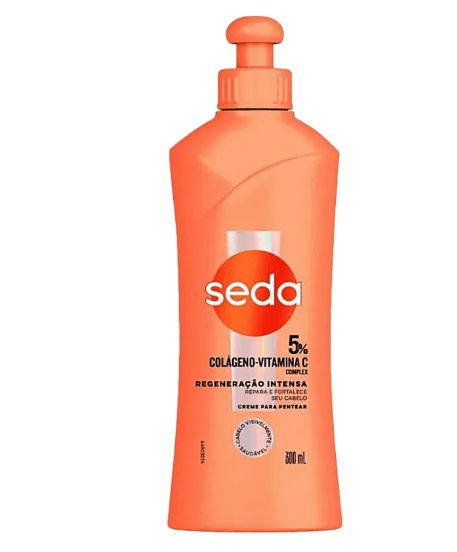 CREME PARA PENTEAR SEDA BY NIINA SECRETS COLÁGENO E VITAMINA C FRASCO 300ML