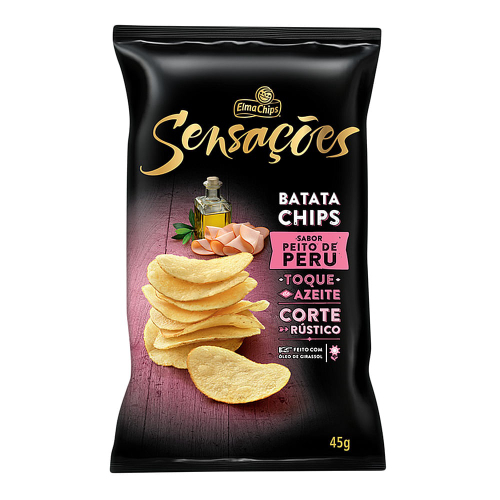 BATATA ELMA CHIPS SENSACOES 35G LISA PEITO DE PERU