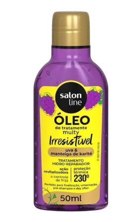 OLEO CAPILAR SALON LINE UVA MULTY IRRESISTIVEL 50ML 0