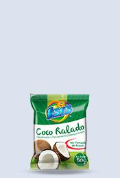 COCO RALADO UMIDO E ADOÇADO 50G ISIS