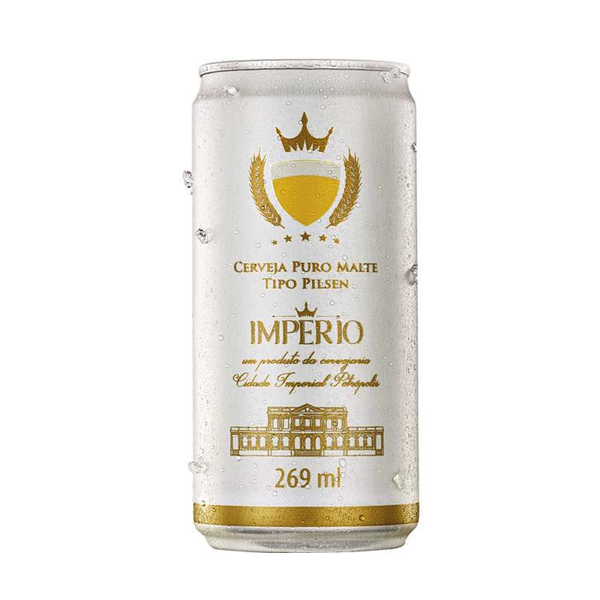 CERVEJA PILSEN PURO MALTE IMPÉRIO LATA 269ML