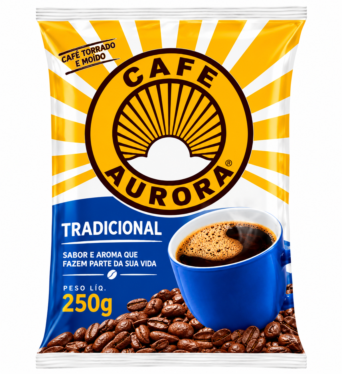 CAFÉ AURORA TRADICIONAL 250G MOÍDO