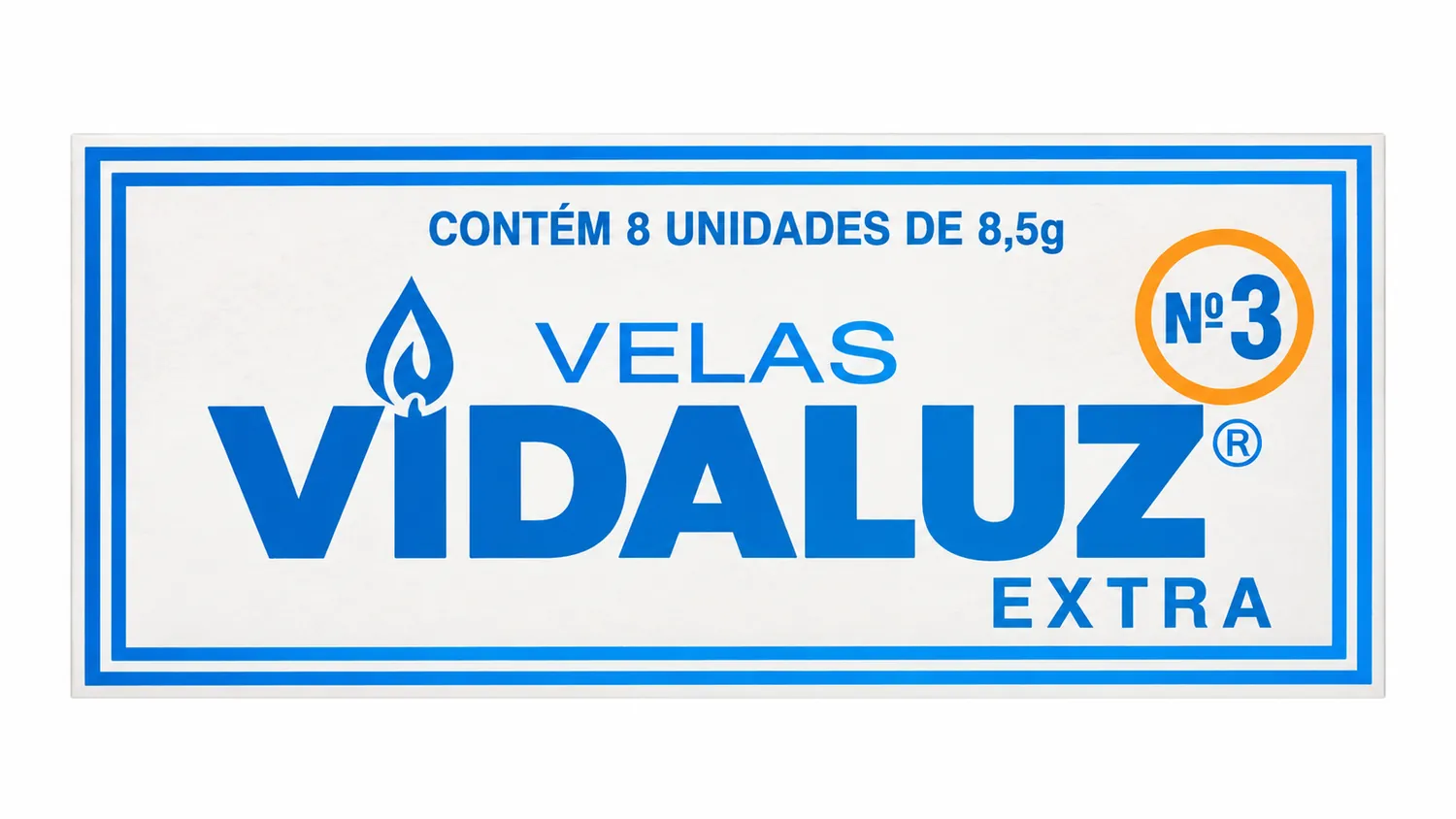 VELA N.3 VIDA LUZ EXTRA CAIXA 8,5G — imagem 1