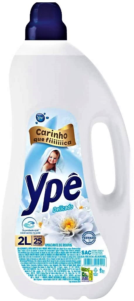 AMACIANTE DE ROUPA DILUÍDO DELICADO YPÊ FRASCO 2L