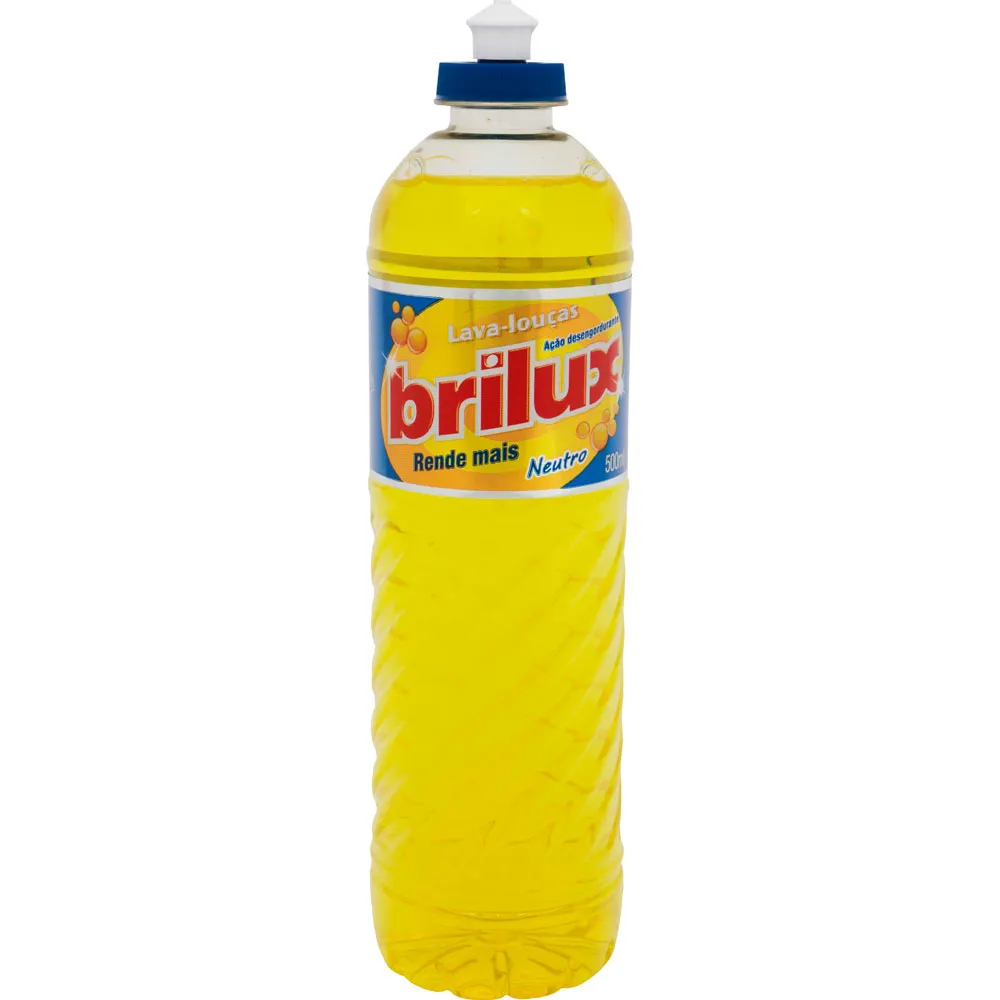 DETERGENTE LIQUÍDO BRILUX 500ML NEUTRO
