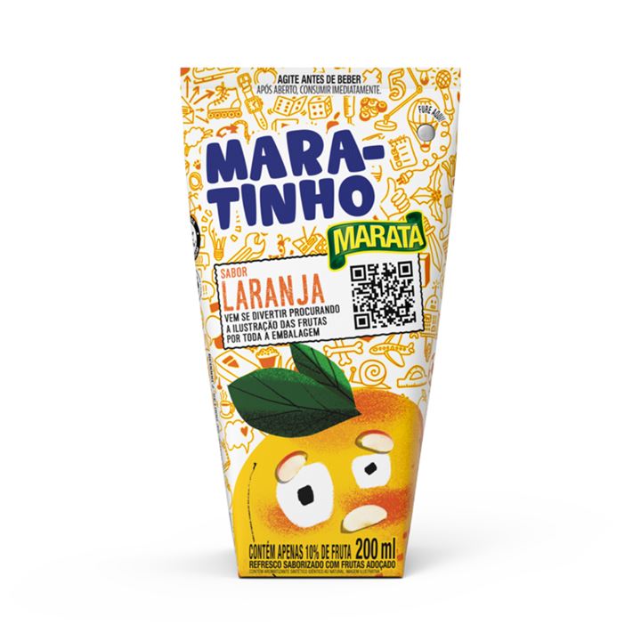 BEBIDA MISTA MARATA SU-KINHO MARATA LARANJA 200ML