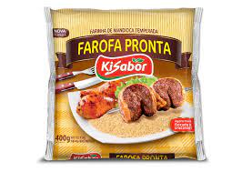 FAROFA DE MANDIOCA KISABOR PACOTE 400G