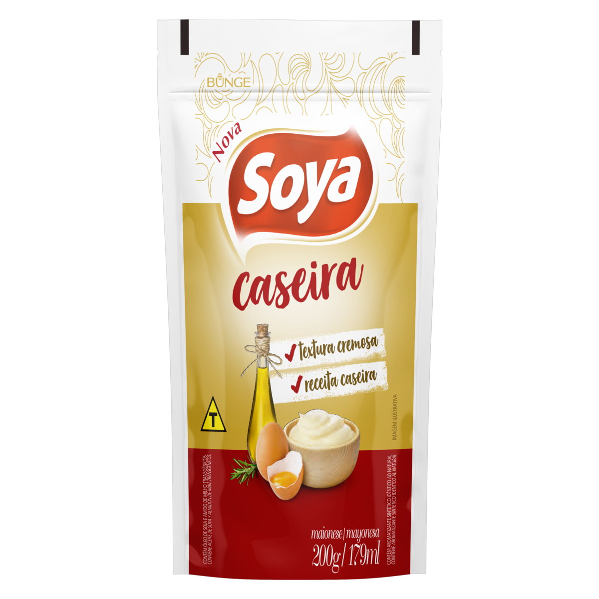 MAIONESE CASEIRA SOYA SACHÊ 200G
