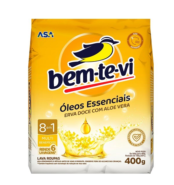 LAVA ROUPA PO BEM TE VI ERVA DOCE 400G