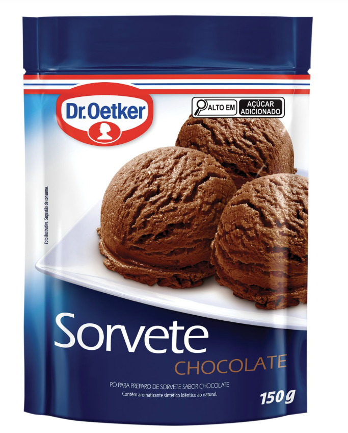 SORVETE DR OETKER 150G CHOCOLATE(E) — imagem 1