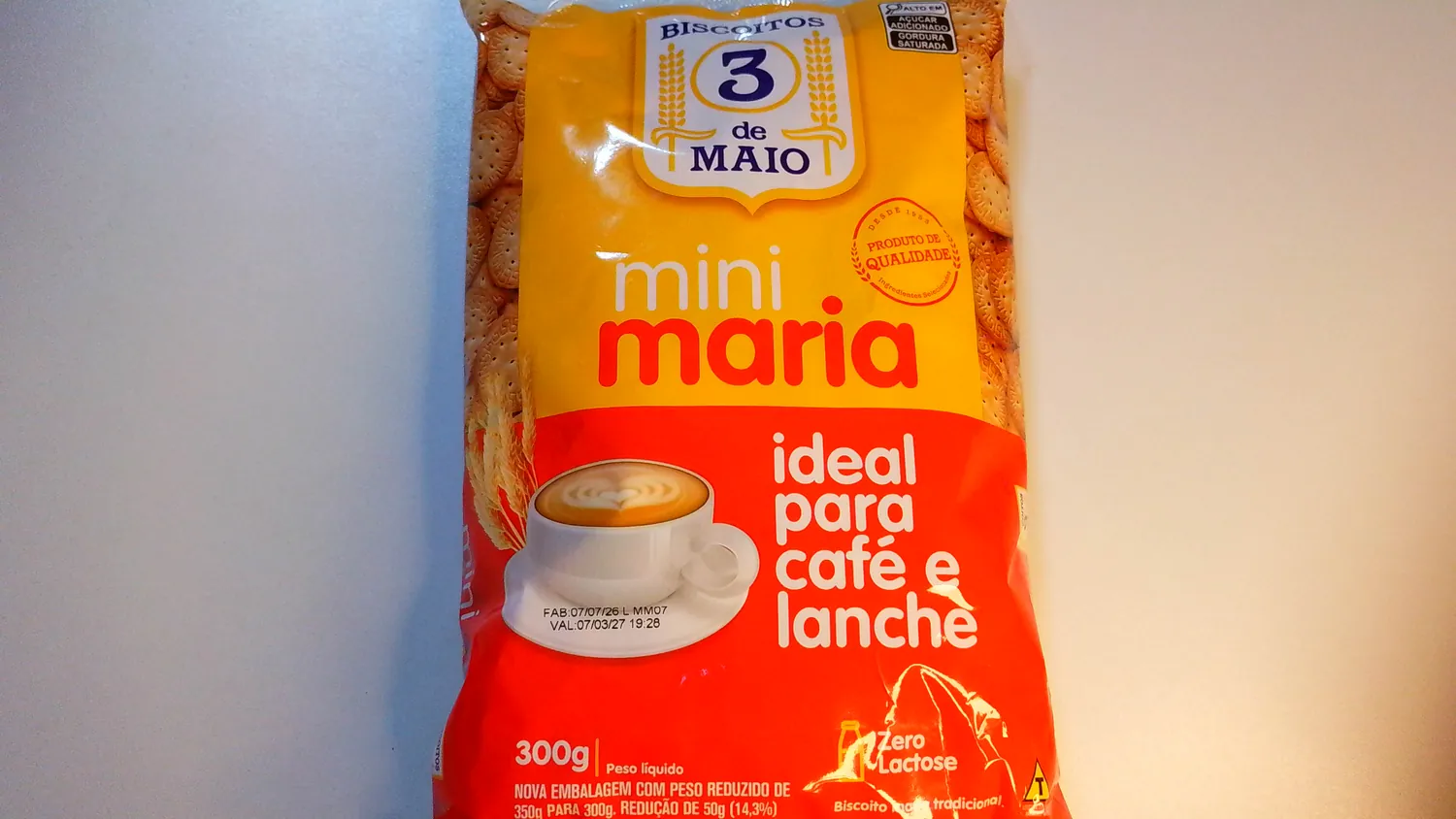 BISCOITO MINI MARIA 300G 3 DE MAIO