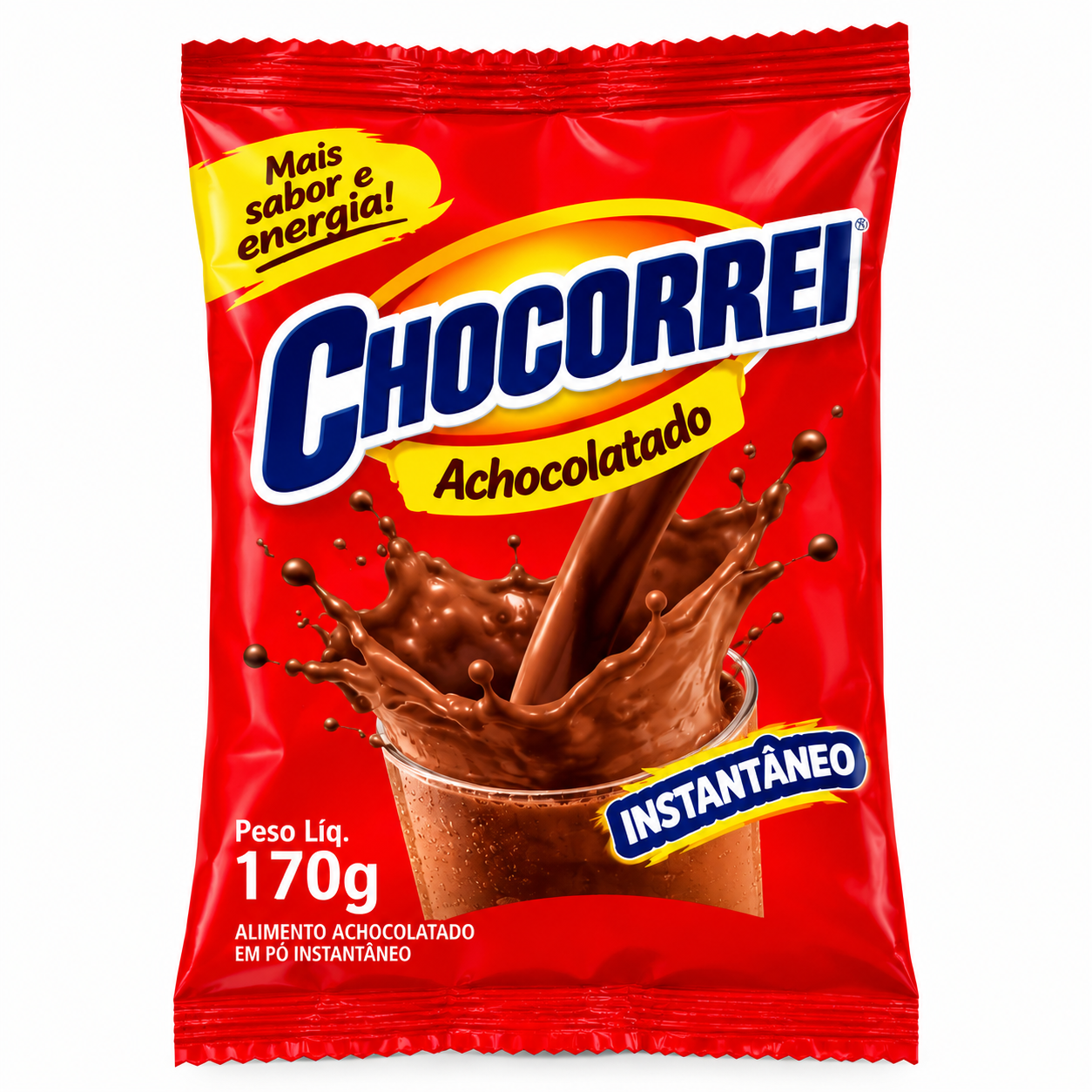 ACHOCOLOTADO INSTANTÂNEO CHOCOREI 170G — imagem 1
