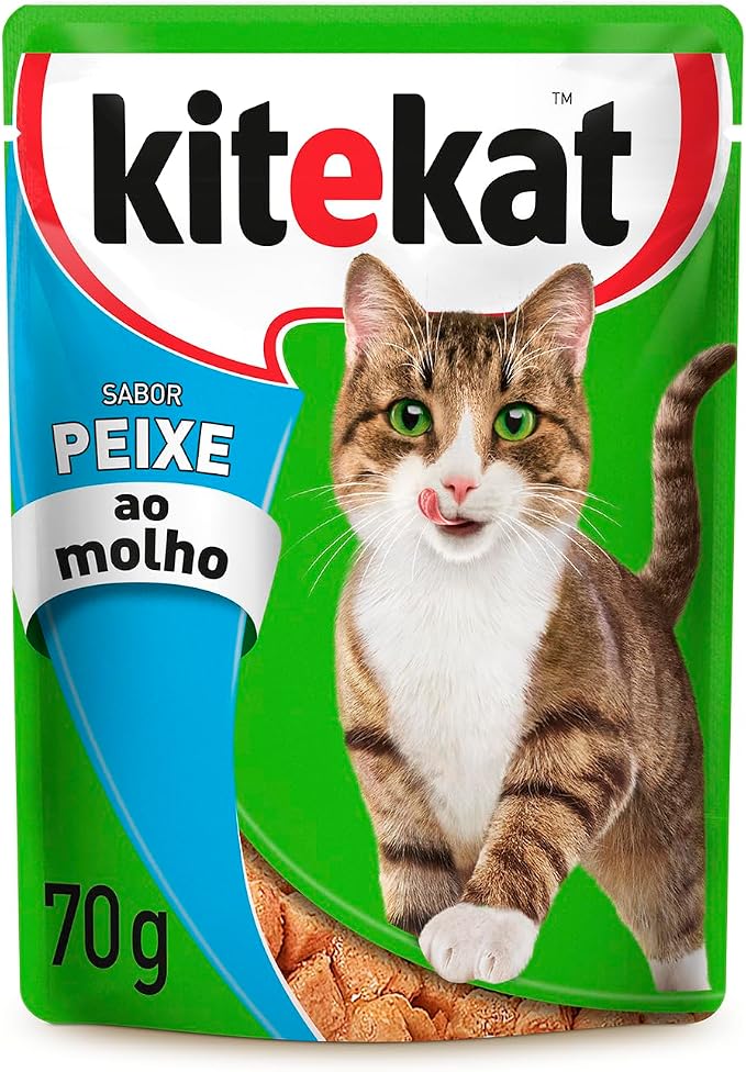 KITEKAT SACHÊ PEIXE PARA GATOS ADULTOS 70G