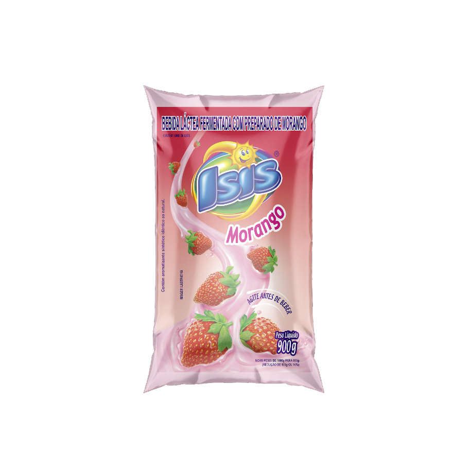 BEBIDA LÁCTEA DE MORANGO ISIS 900G