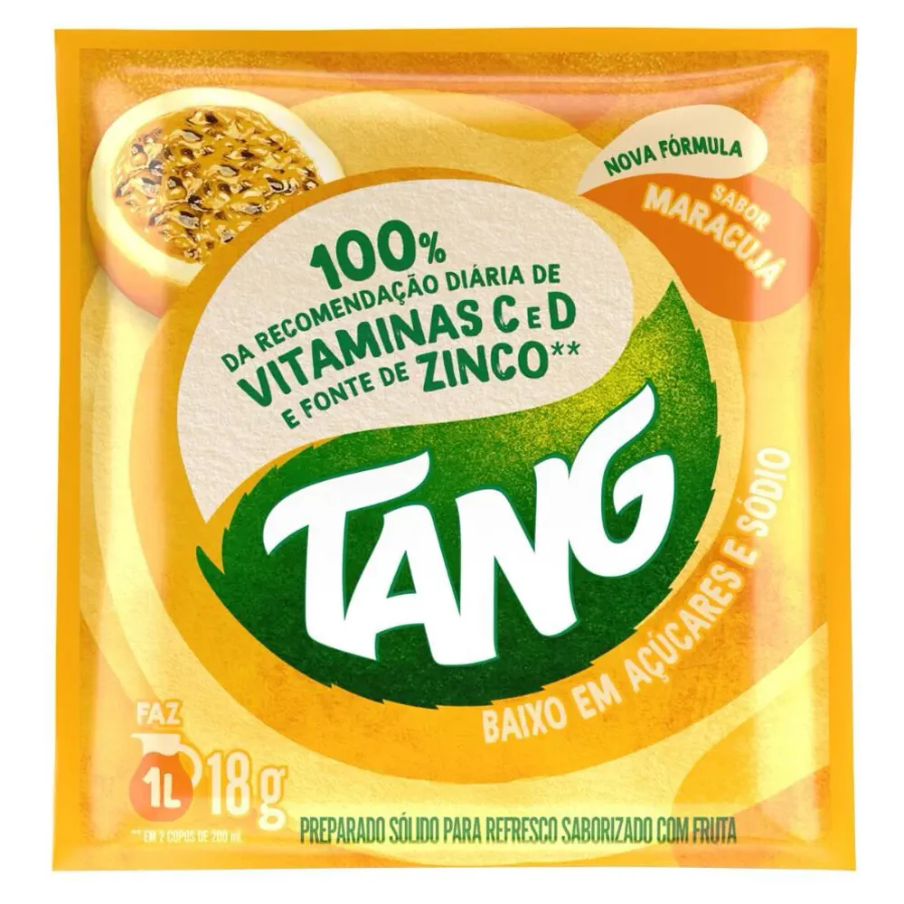 REFRESCO EM PÓ MARACUJÁ TANG PACOTE 18G