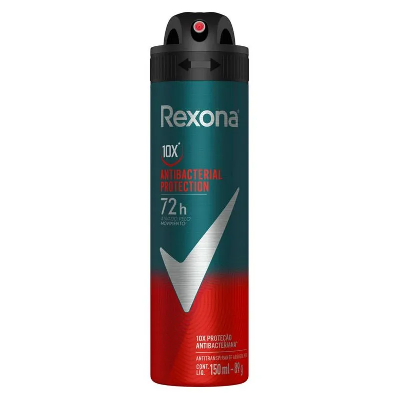 DESODORANTE AEROSOL ANTIBACTERIAL REXONA MEN 150ML