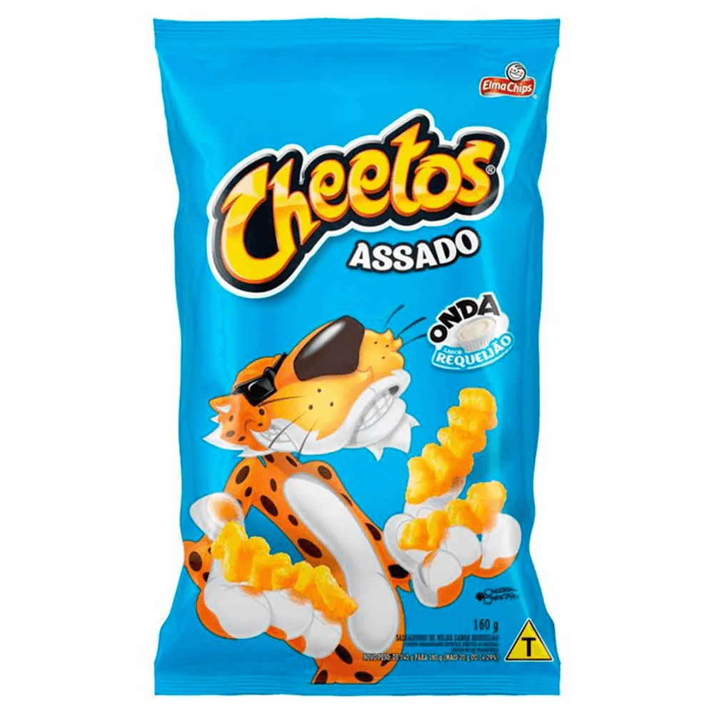SALGADINHO DE MILHO ONDA REQUEIJÃO ELMA CHIPS CHEETOS PACOTE 160G 0
