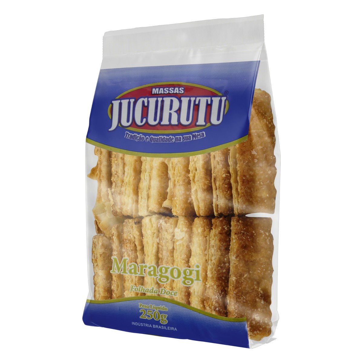 BOLACHA FOLHADA MARAGOGI MASSAS JUCURUTU PACOTE 250G