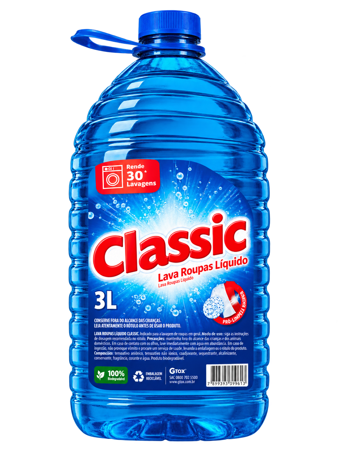 LAVA ROUPAS LÍQUIDO CLASSIC 3L — imagem 1