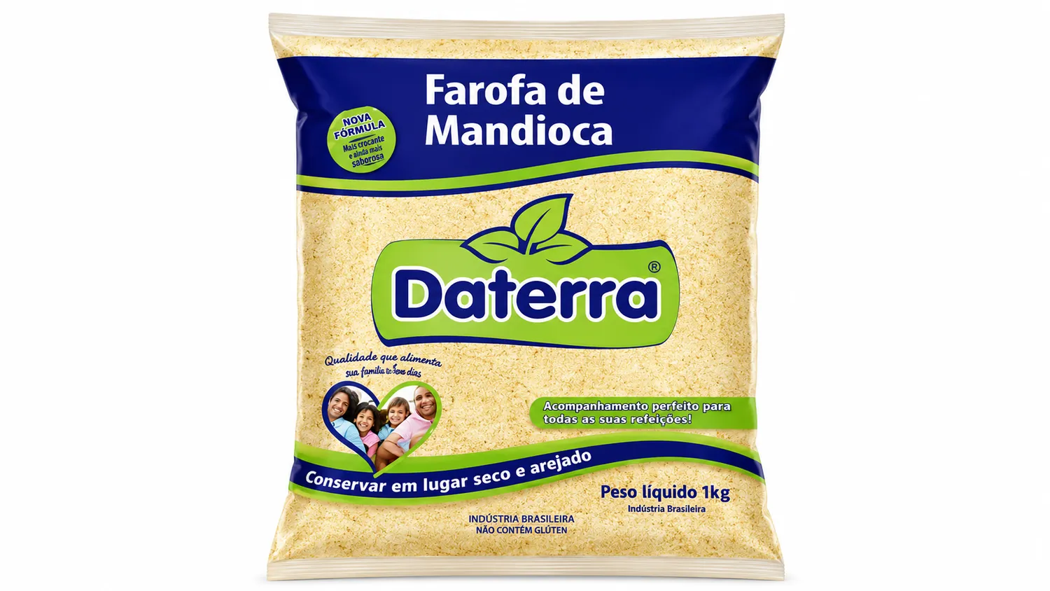FARINHA DE MANDIOCA DATERRA MEDIA 1KG