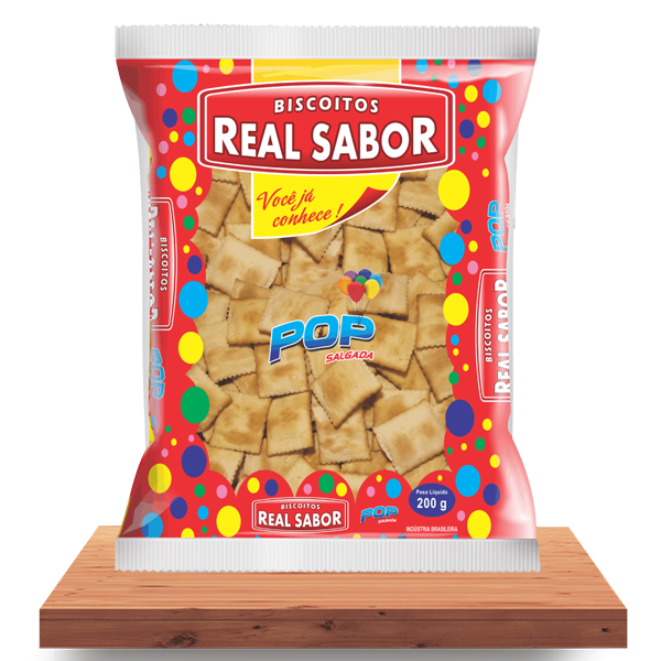 BOLACHA POP REAL SABOR 200G